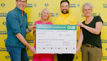 OxyCare spendet an Bremer Klinikclowns, Kinderhospiz Löwenherz und Kinderhaus Mara